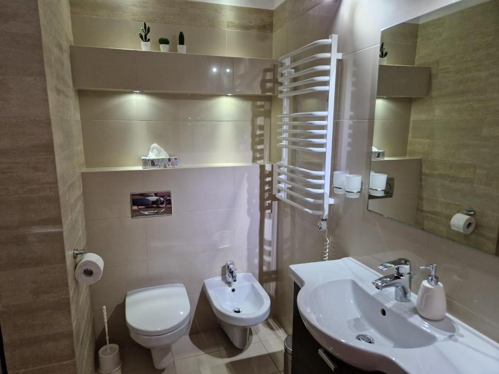Koupelna v ubytování Komfortowy Apartament w Blue Mare