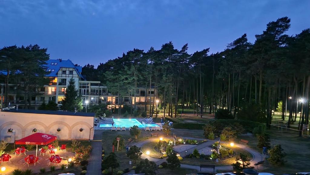 Zahrada ubytování Komfortowy Apartament w Blue Mare