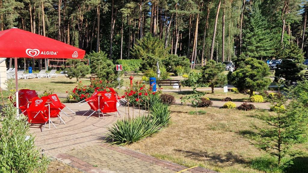 Zahrada ubytování Komfortowy Apartament w Blue Mare