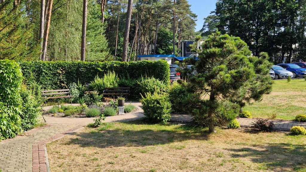 Zahrada ubytování Komfortowy Apartament w Blue Mare