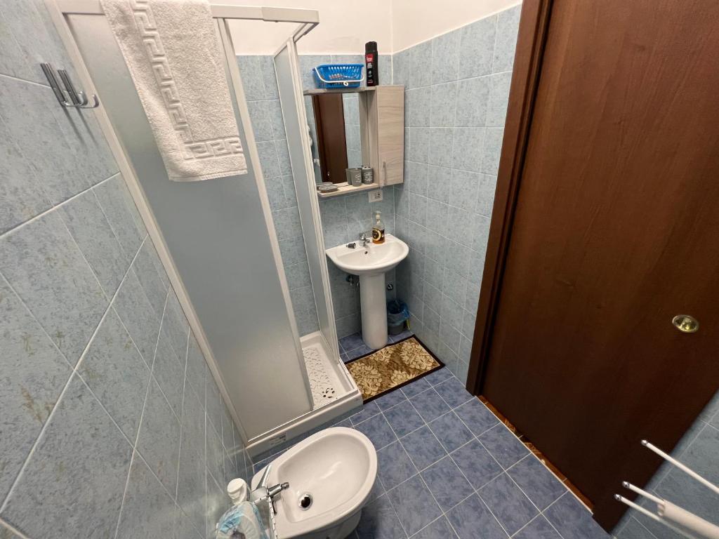 Koupelna v ubytování B&B EMPIRA Lamezia Terme