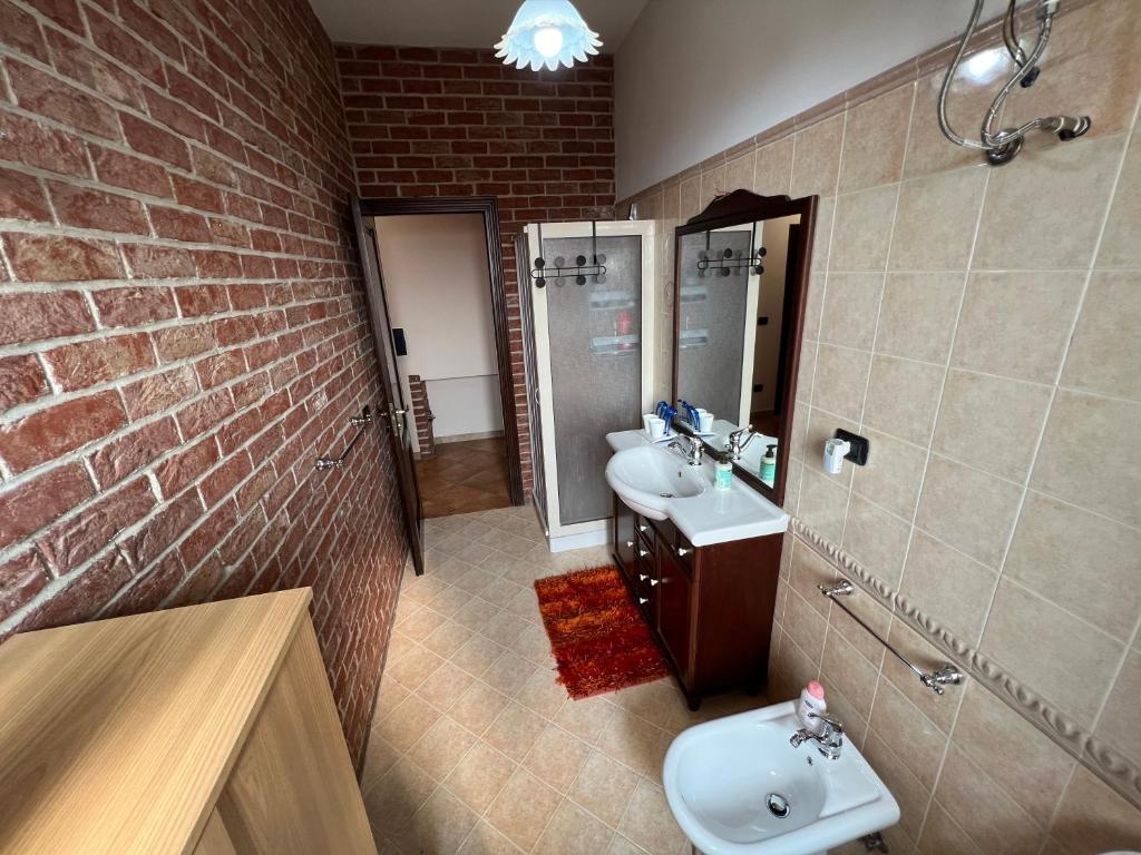 Koupelna v ubytování B&B EMPIRA Lamezia Terme