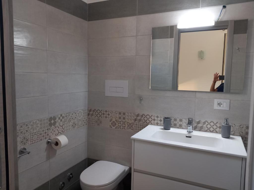 Koupelna v ubytování Appartamento La Dama