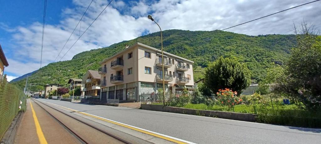 Widok na góry z tego domu wakacyjnego