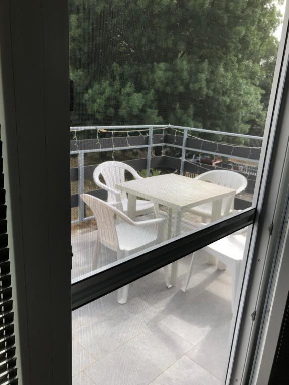 Balkon lub taras w obiekcie Imre Apartman