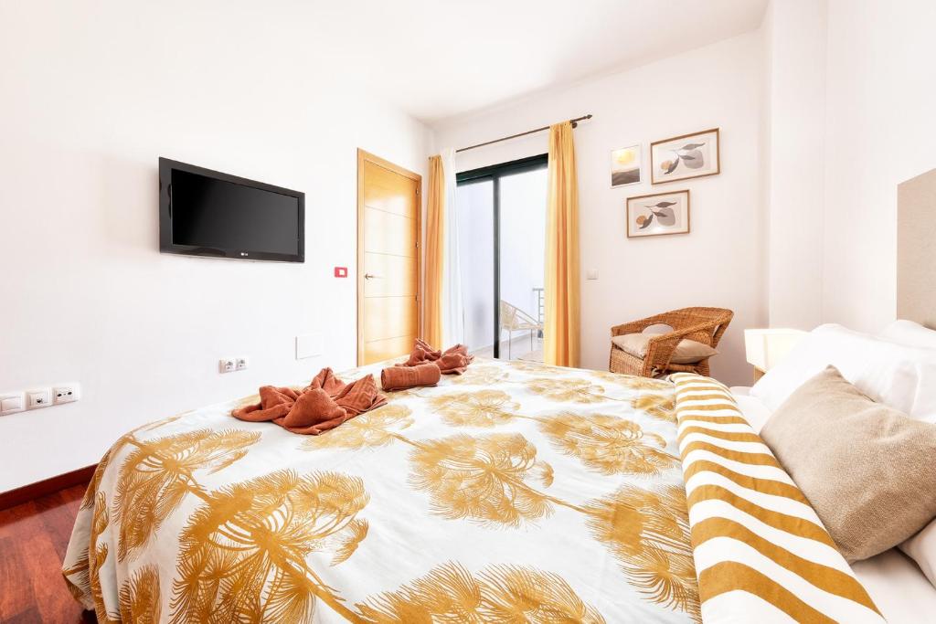 Postel nebo postele na pokoji v ubytování Casa Costa Esmeralda-shared pool