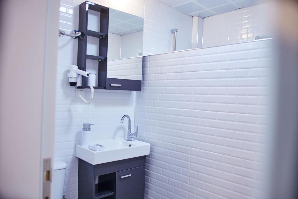 Koupelna v ubytování İlçayto Suites