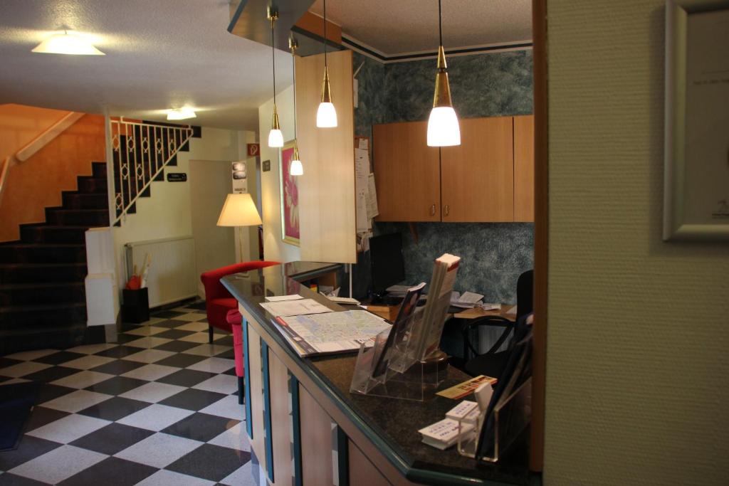 TV a/nebo společenská místnost v ubytování Hotel Nordic