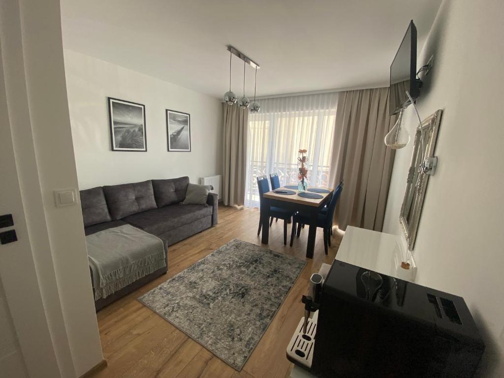 Posezení v ubytování SOLEK Apartamenty i pokoje gościnne