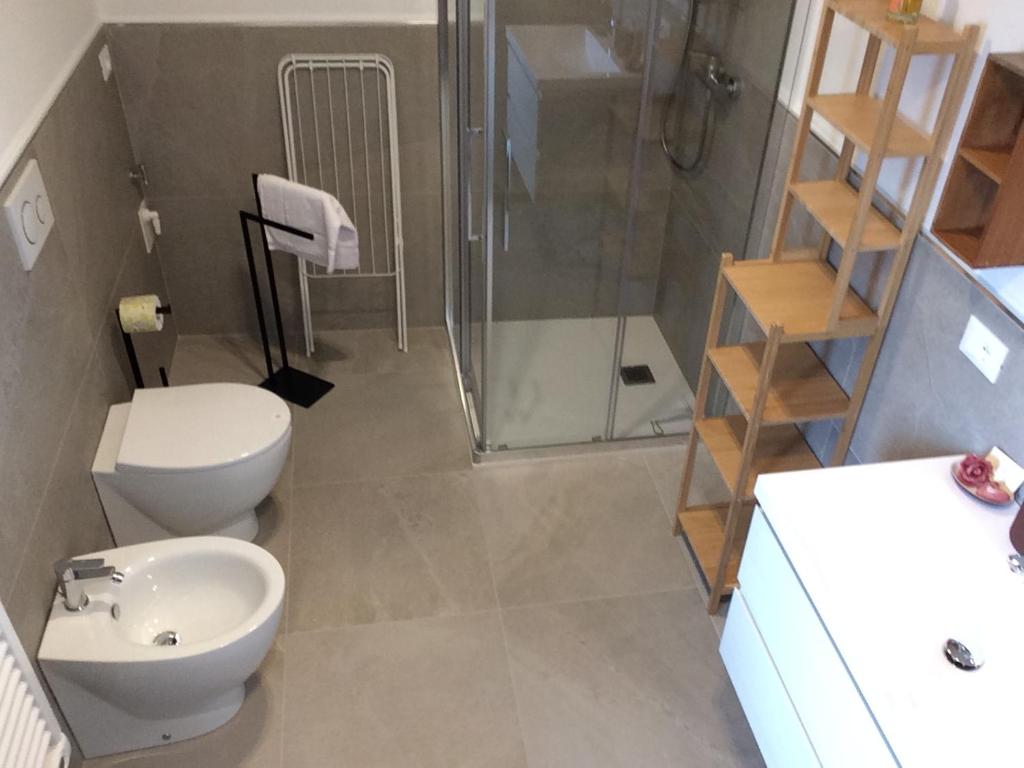 Koupelna v ubytování Al Borgo Appartamento