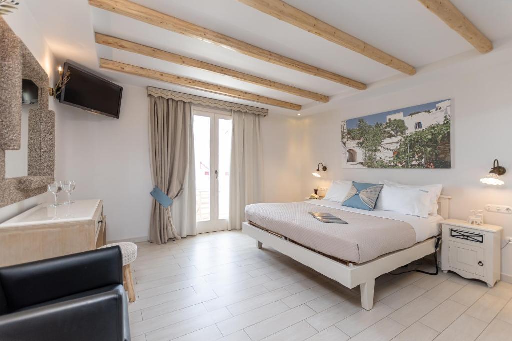 Posezení v ubytování Naxos Island Hotel