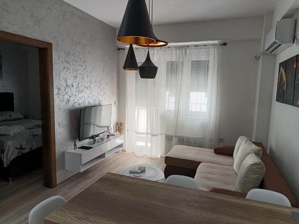 Μια τηλεόραση ή/και κέντρο ψυχαγωγίας στο Apartman ELENA
