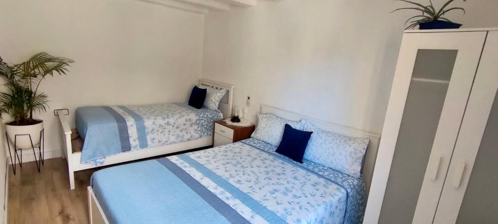 Postel nebo postele na pokoji v ubytování 3 Apartamento tipo estudio ideal para tus vacaciones