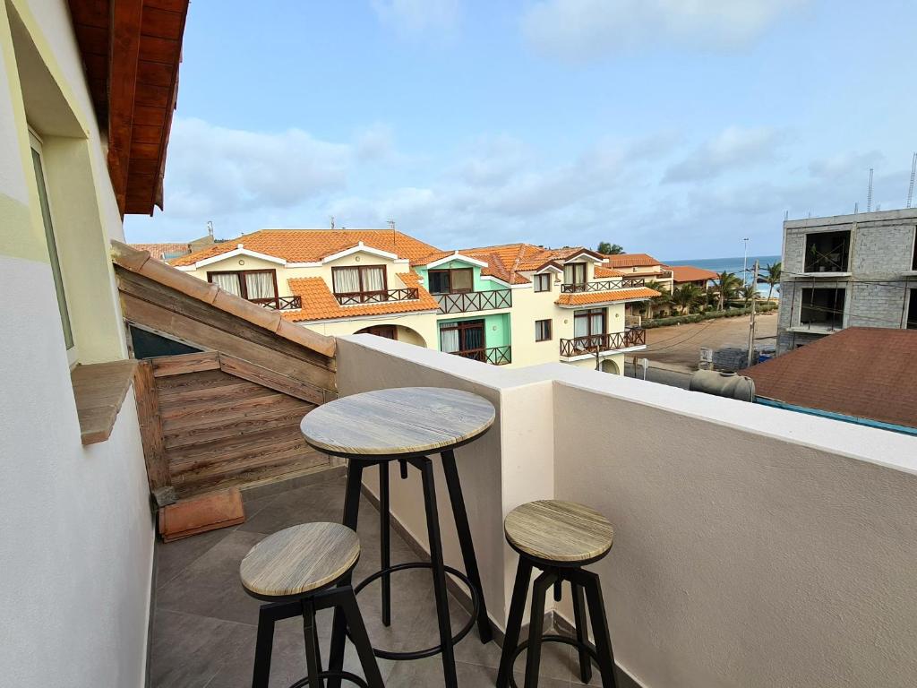 Balkón nebo terasa v ubytování Plaza Top floor apartment