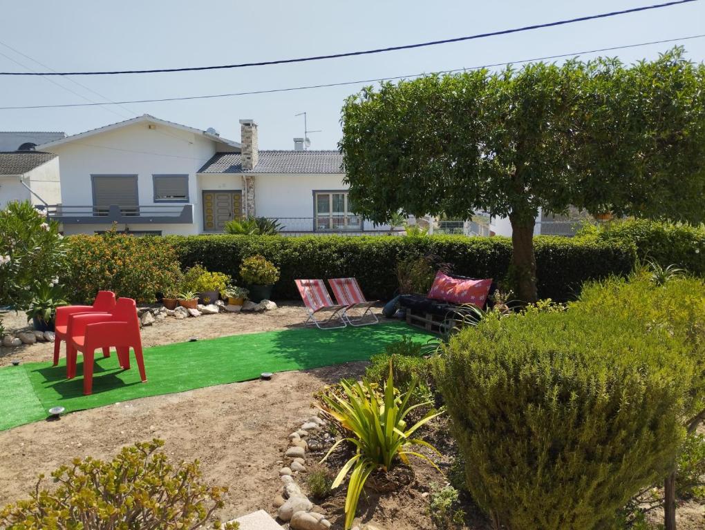 Zahrada ubytování Villa Porto de Mós near Fatima