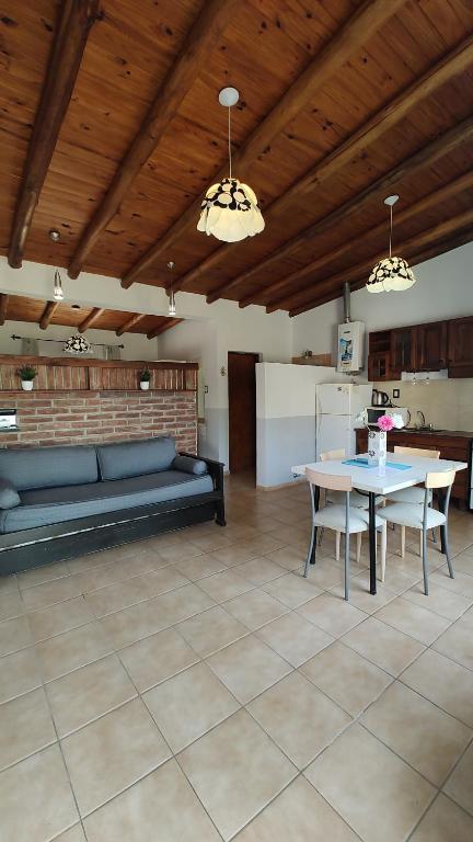 Kuchyň nebo kuchyňský kout v ubytování Cabañas y Habitaciones Terra Nostra Complejo
