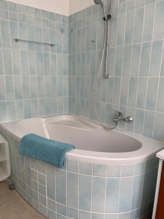 Koupelna v ubytování Apartmány Lavande