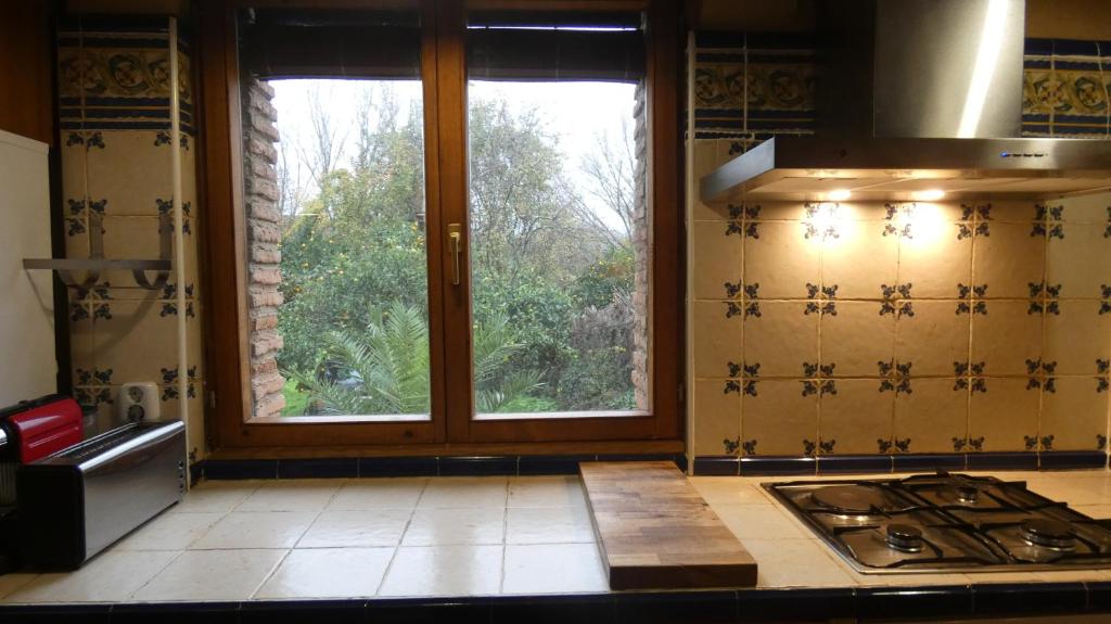 A kitchen or kitchenette at Casa Rural El Riandero