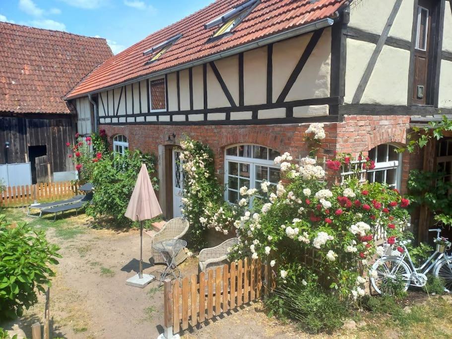 Zahrada ubytování Romantisches Rosencottage