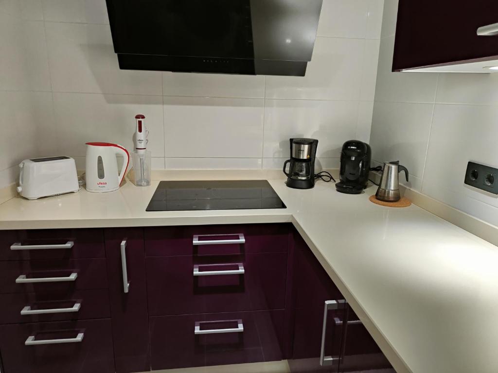 Kuchyň nebo kuchyňský kout v ubytování villa bonita