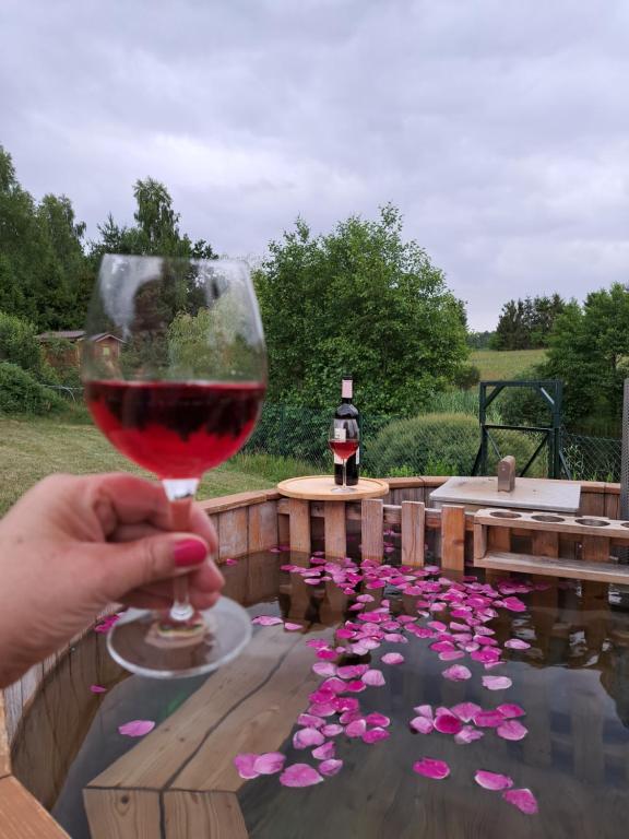 Nápoje v ubytování Dolina Miodu - Kaszuby, Sauna, Gorąca Balia