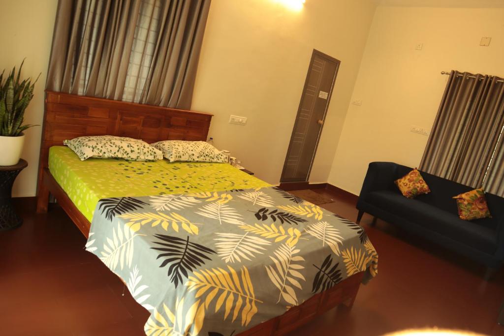 GreenChromide Homestays - Habitación Doble Con Balcón