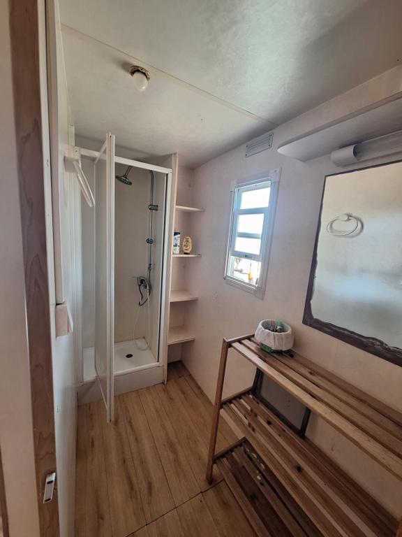 Koupelna v ubytování Mobil-home on the beach