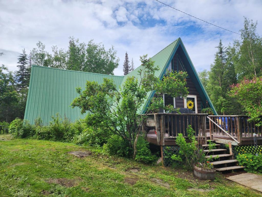 Aframe cabin between Kenai and Kasilof rivers, Soldotna (updated