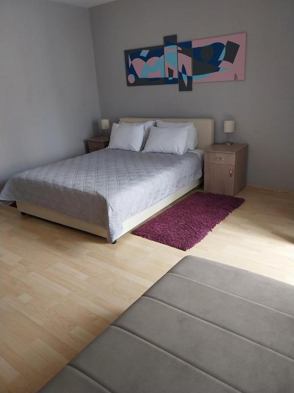 Postel nebo postele na pokoji v ubytování Apartments Tatjana