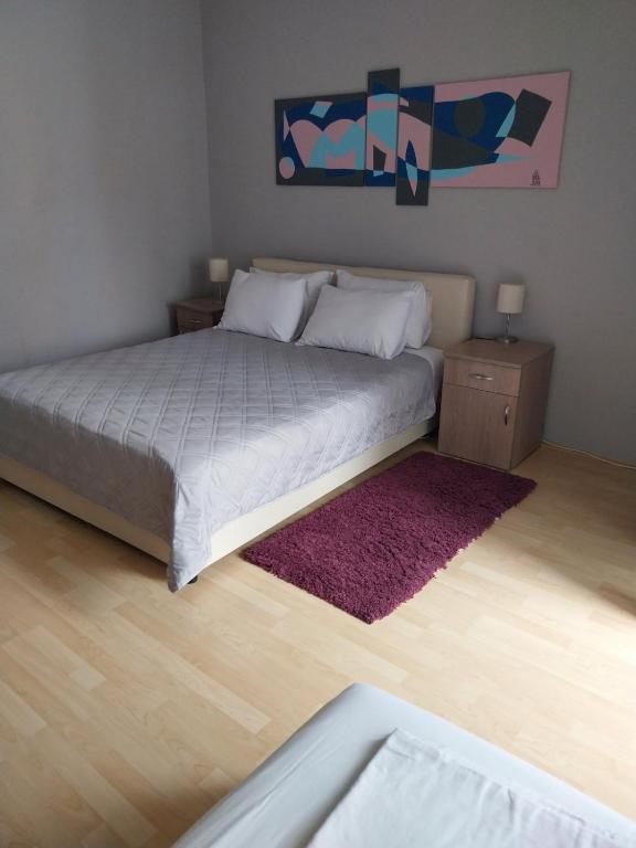 Postel nebo postele na pokoji v ubytování Apartments Tatjana