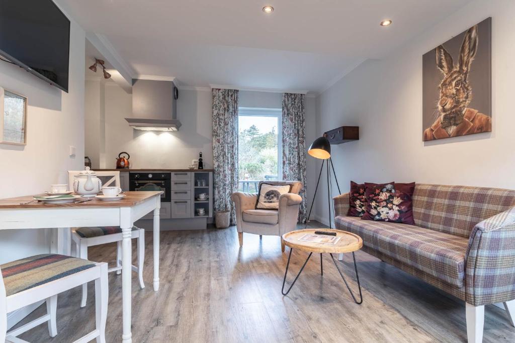 Kuchyň nebo kuchyňský kout v ubytování Hotel TWEED