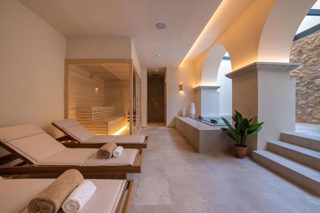 Posezení v ubytování Nema Boutique Hotel & Spa