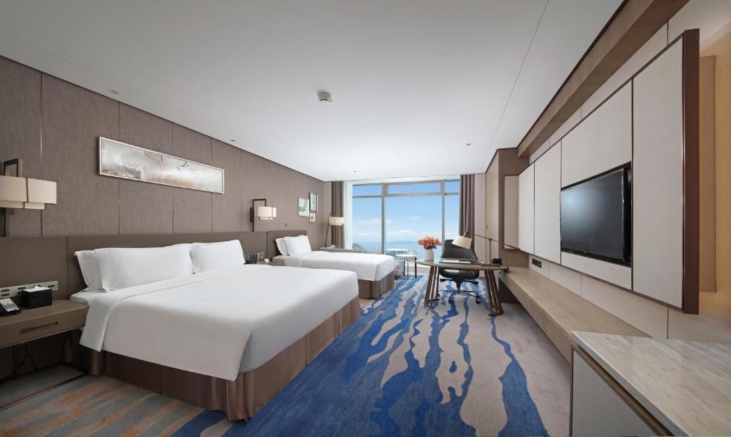 TV a/nebo společenská místnost v ubytování InterContinental Xiamen by IHG