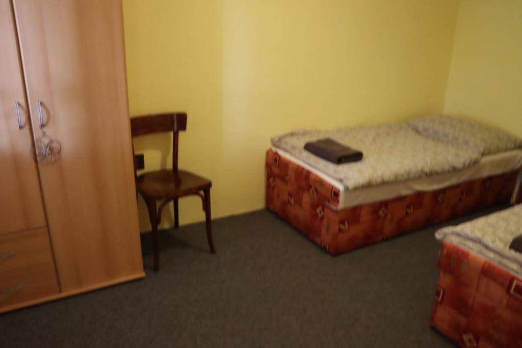 Postel nebo postele na pokoji v ubytování U Mateje Pasohlavky