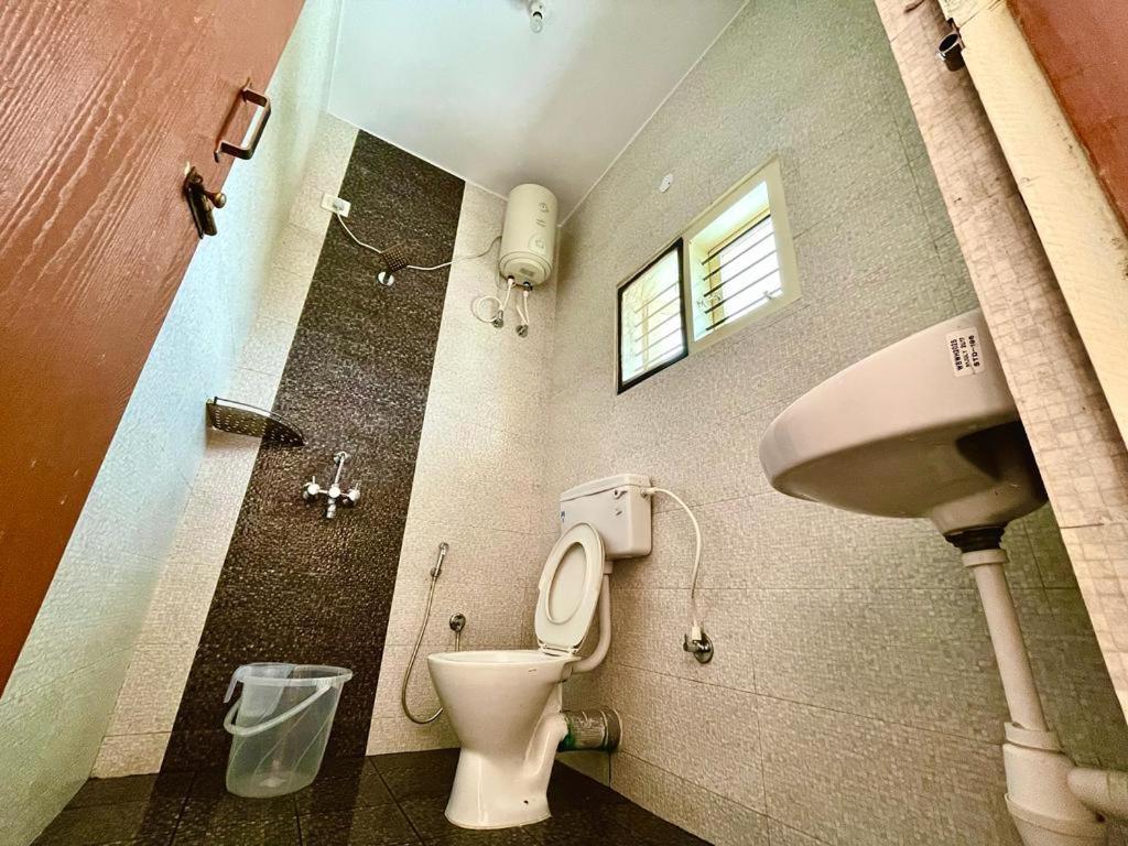 Koupelna v ubytování BrickNest homes