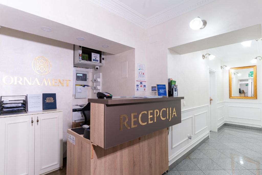Vstupní hala nebo recepce v ubytování Ornament Hotel