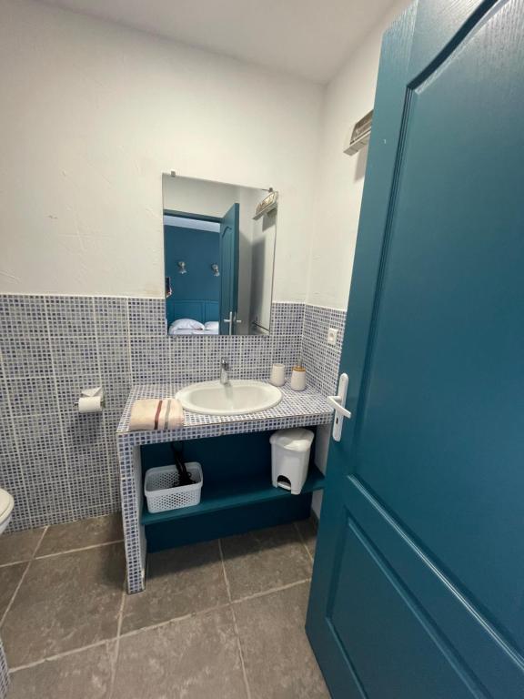 Kúpeľňa v ubytovaní studio Alivu