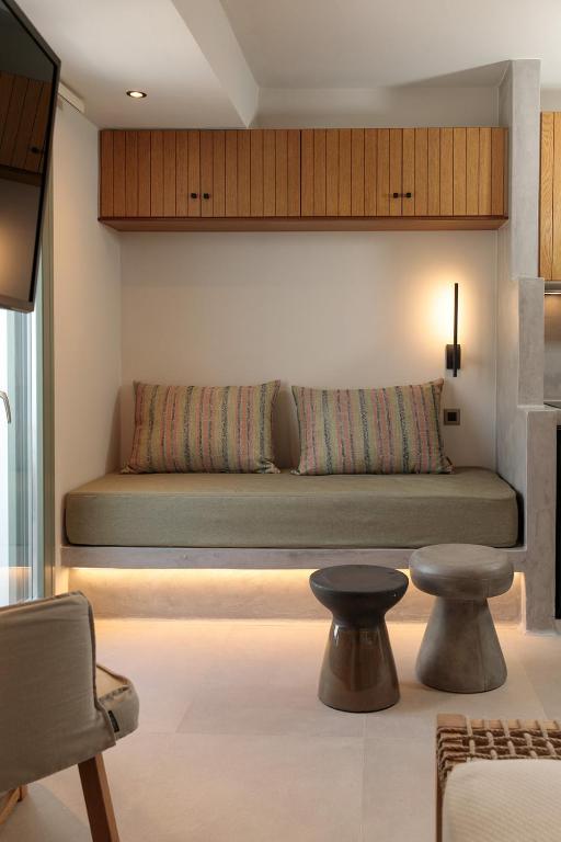 Posezení v ubytování "Makava Suites" Your Luxe Urban Sanctuary