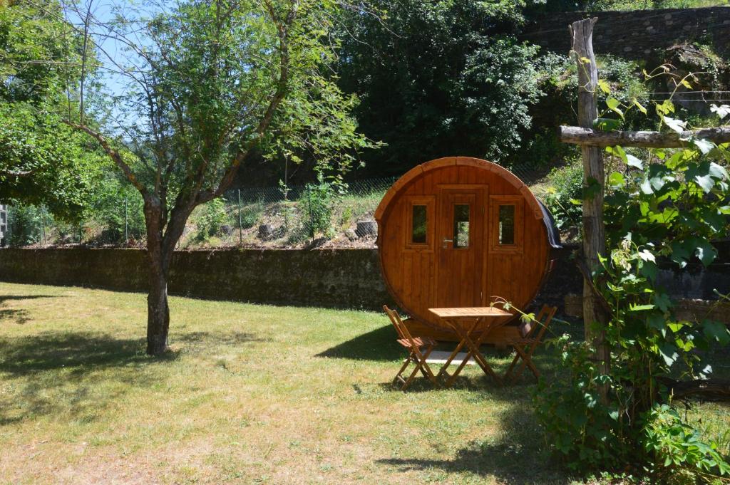Zahrada ubytování Camping Chon du Tarn
