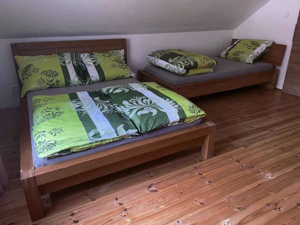 Postel nebo postele na pokoji v ubytování Apartmán Nejdek