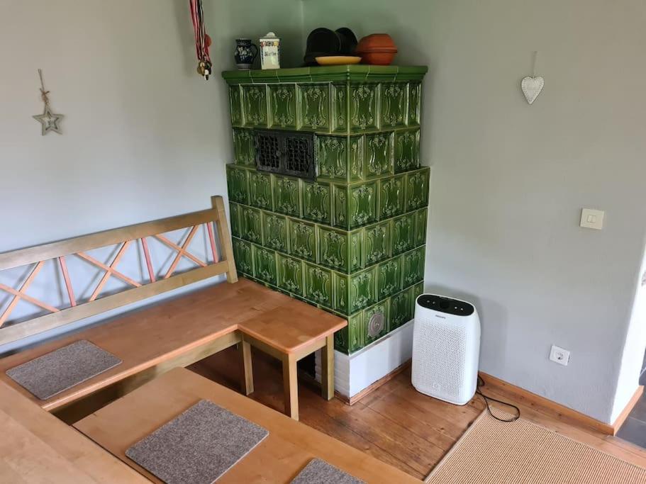Kuchyň nebo kuchyňský kout v ubytování Der Birkenhof-Ried