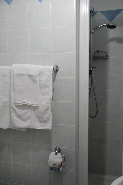 Koupelna v ubytování B&B Luna Blu