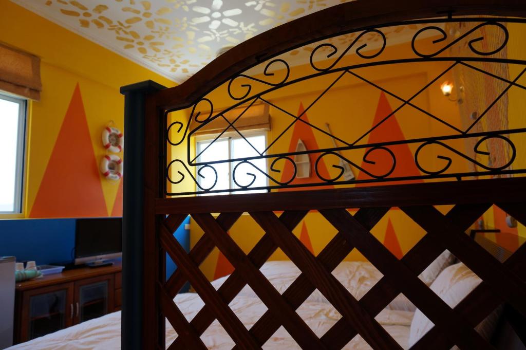 Postel nebo postele na pokoji v ubytování See Starsea Guest House