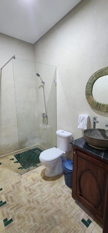 Koupelna v ubytování Auberge Dar Laazouzi