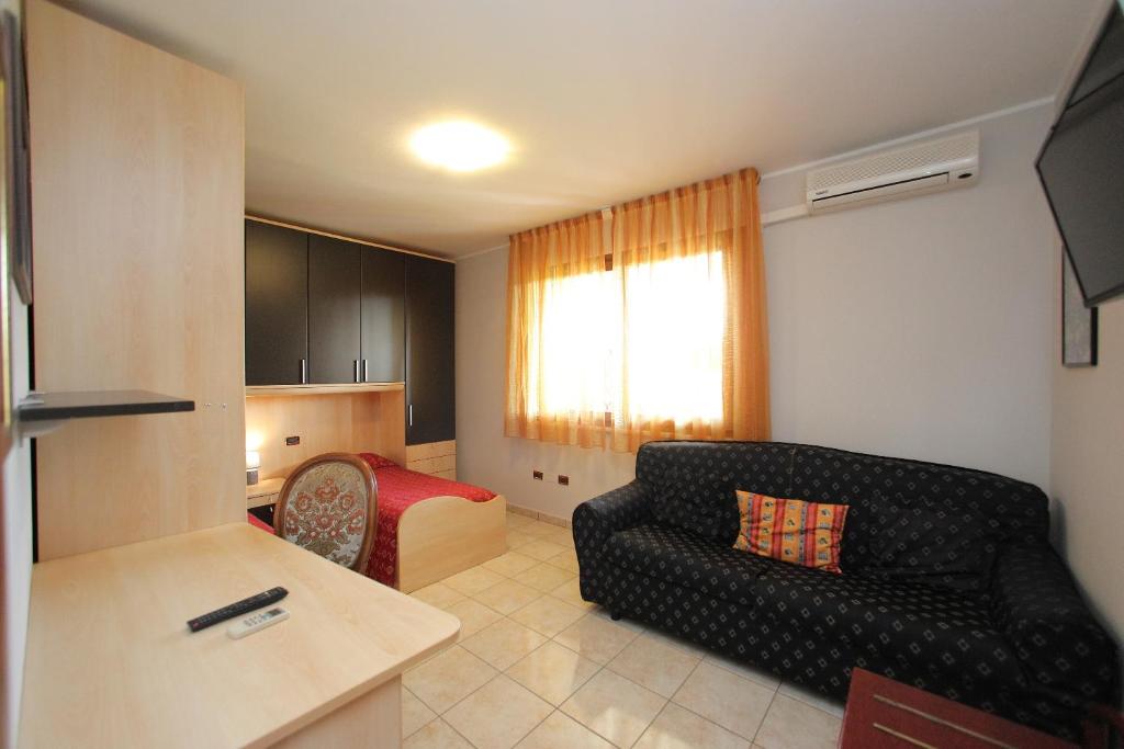 Χώρος καθιστικού στο Hotel Campanello