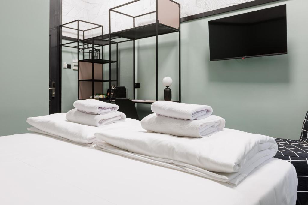 Posteľ alebo postele v izbe v ubytovaní Stay Swanky Bed & Breakfast