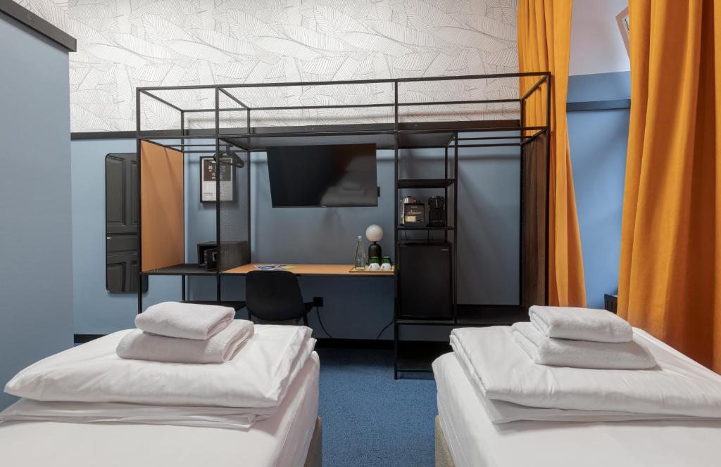 Posteľ alebo postele v izbe v ubytovaní Stay Swanky Bed & Breakfast