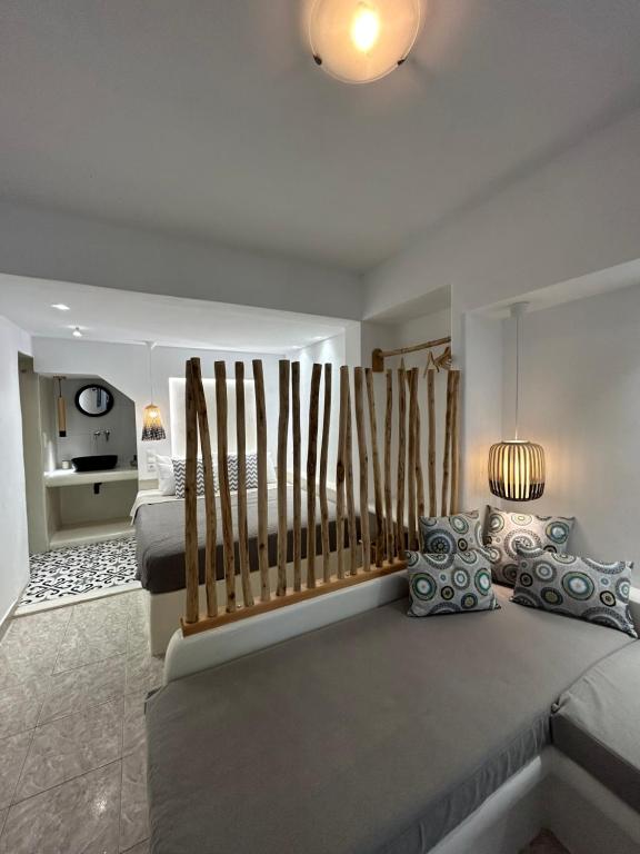 Posteľ alebo postele v izbe v ubytovaní Sea View Apartments & Studios