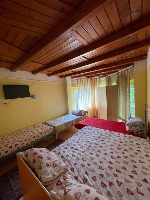 Postel nebo postele na pokoji v ubytování CONSTANTINESCU A.