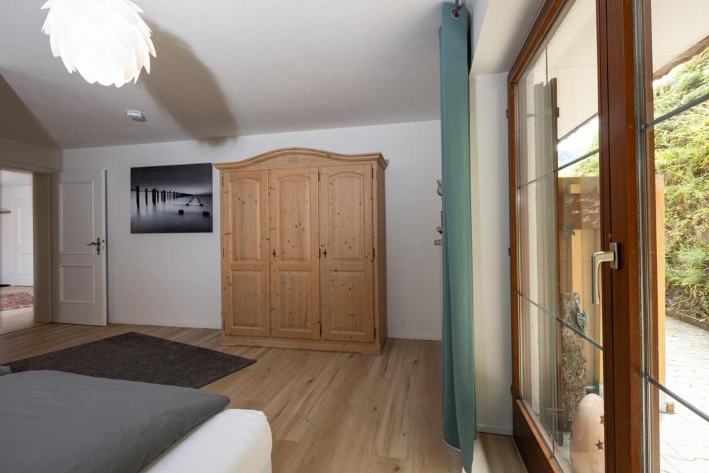 Voodi või voodid majutusasutuse Ferienwohnung Alpenglück toas